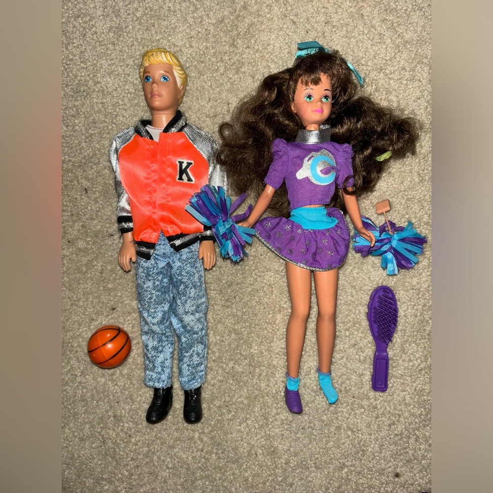 Vintage Mattel 1992 Basketball KEVIN Cheerleading Courtesy Skipper's Boyfriend